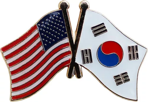 South Korea Friendship Pin