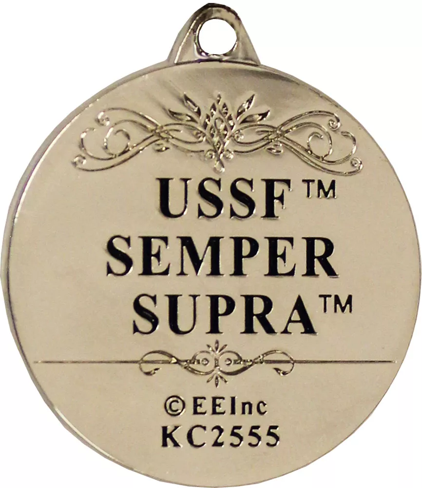 Space Force Metal Keyring