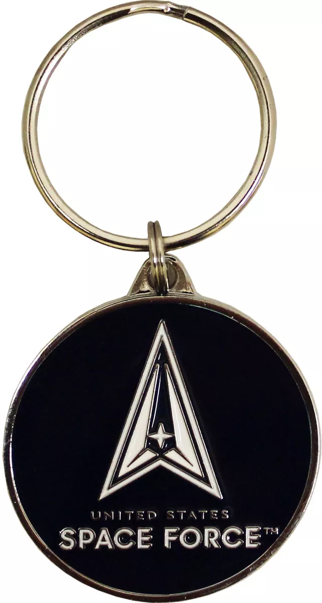 Space Force Metal Keyring