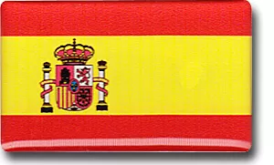 Spain Mini Domed Sticker