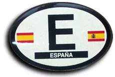 Spain (Espana) Oval decal
