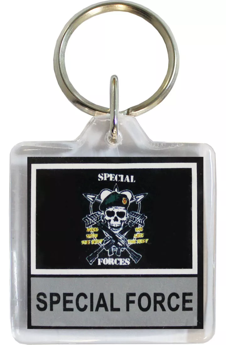 Special Forces Lucite Keyring