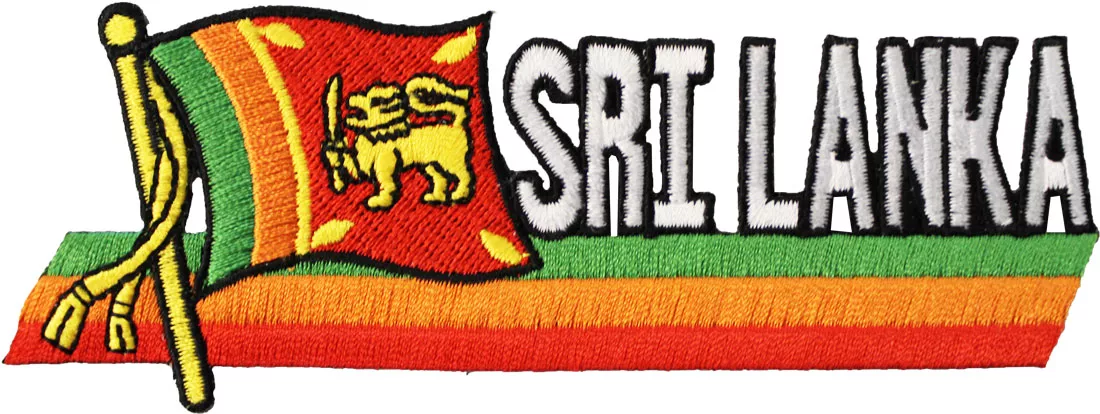 Sri Lanka Cut-Out Patch