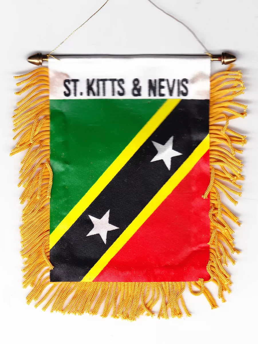 St. Kitts and Nevis Window Hanging Flag