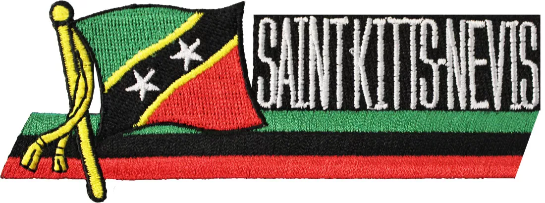 St. Kitts and Nevis Cut-Out Patch