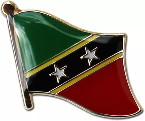 St. Kitts and Nevis Flag Lapel Pin