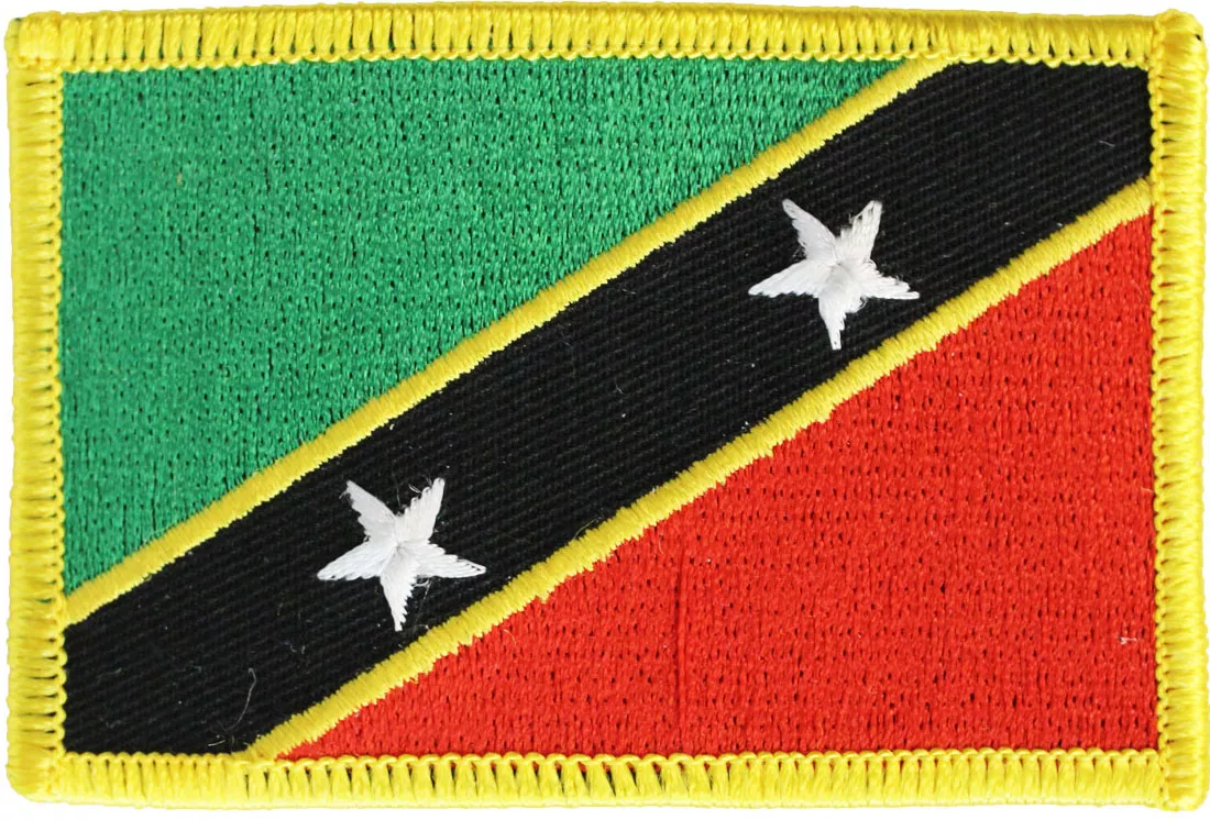 St. Kitts and Nevis Rectangular Patch