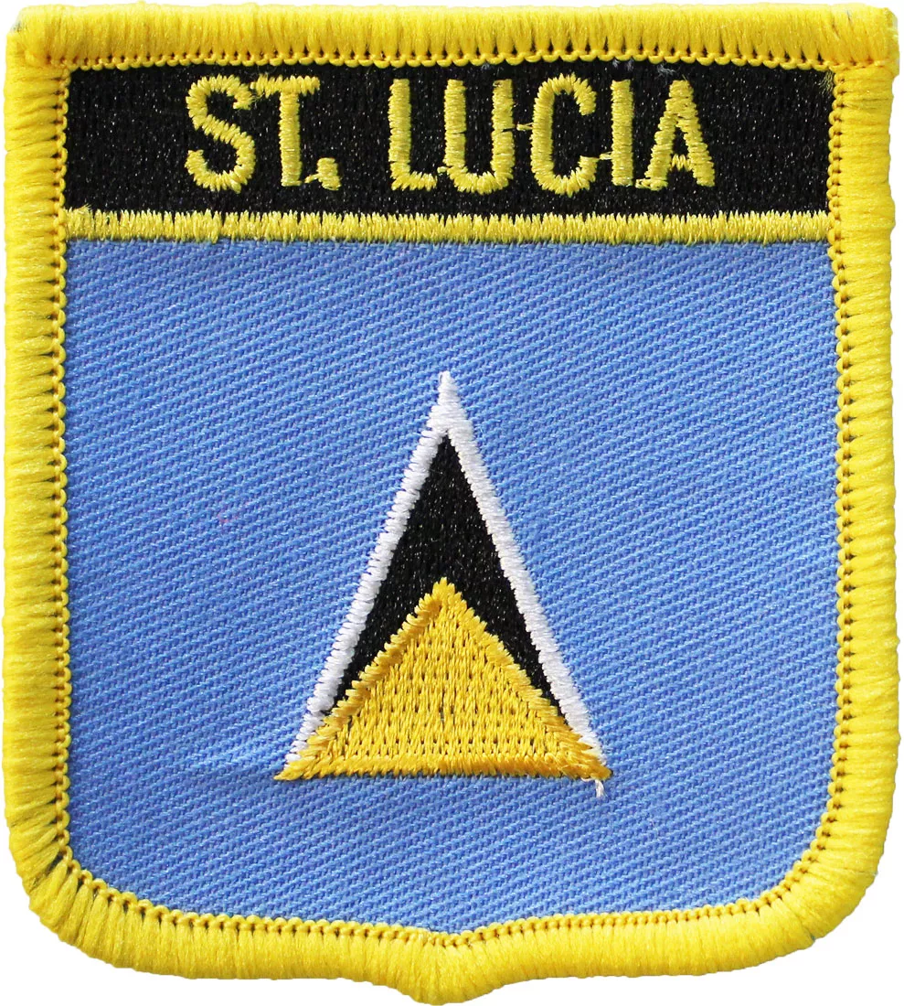 St. Lucia Shield Patch