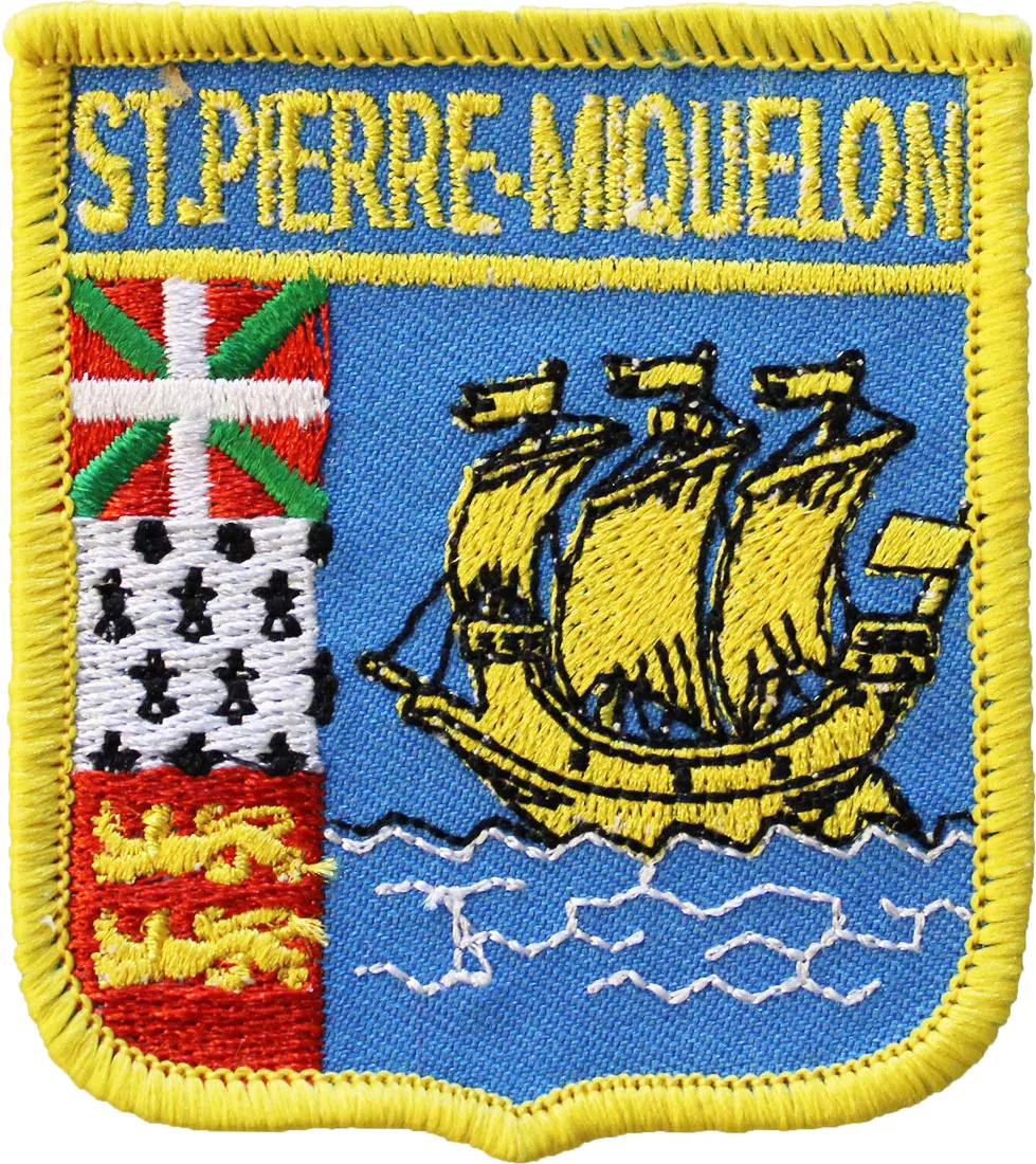 St. Pierre and Miquelon Shield Patch