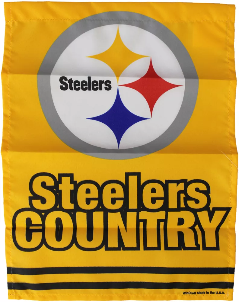 Pittsburgh Steelers - 11"x 15" NFL Polyester Garden Banner