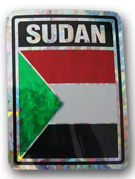 Sudan Reflective Decal