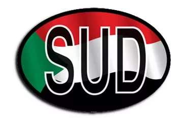 Sudan Wavy Oval Decal