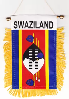 Swaziland (Eswatini) Window Hanging Flag 