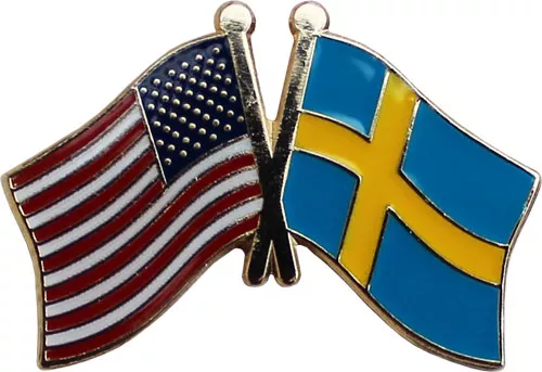 Sweden Friendship Pin
