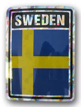 Sweden Reflective Decal