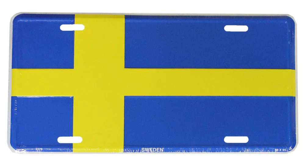 Sweden License Plate