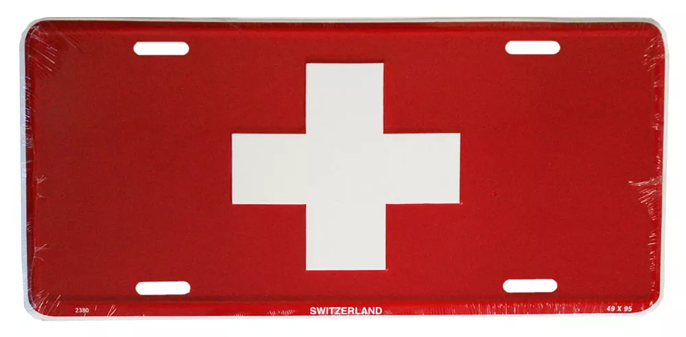 Switzerland License Plate