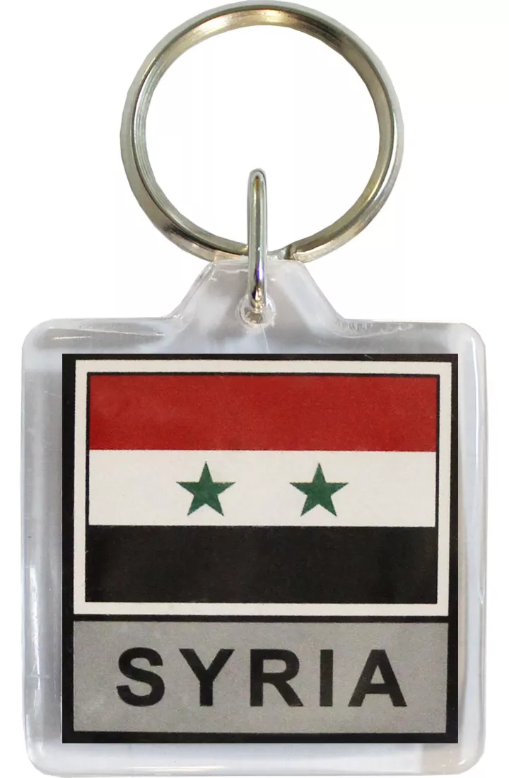 Syria (1980-2024) Keyring