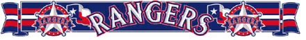 Texas Rangers MLB Wall Decal