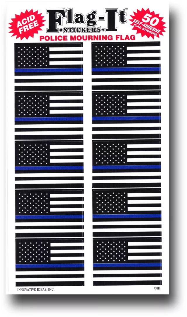 Thin Blue Line (USA) 50 Count Sticker Pack