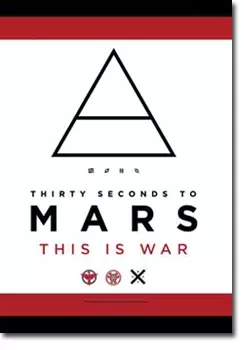 Thirty Seconds to Mars Textile Poster (This is War)