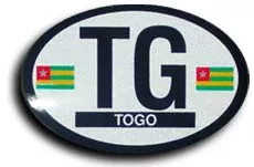 Togo Oval decal