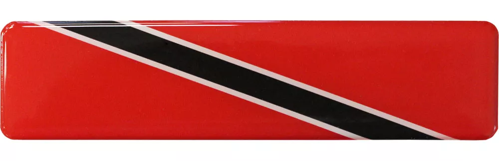 Trinidad and Tobago Long Domed Sticker