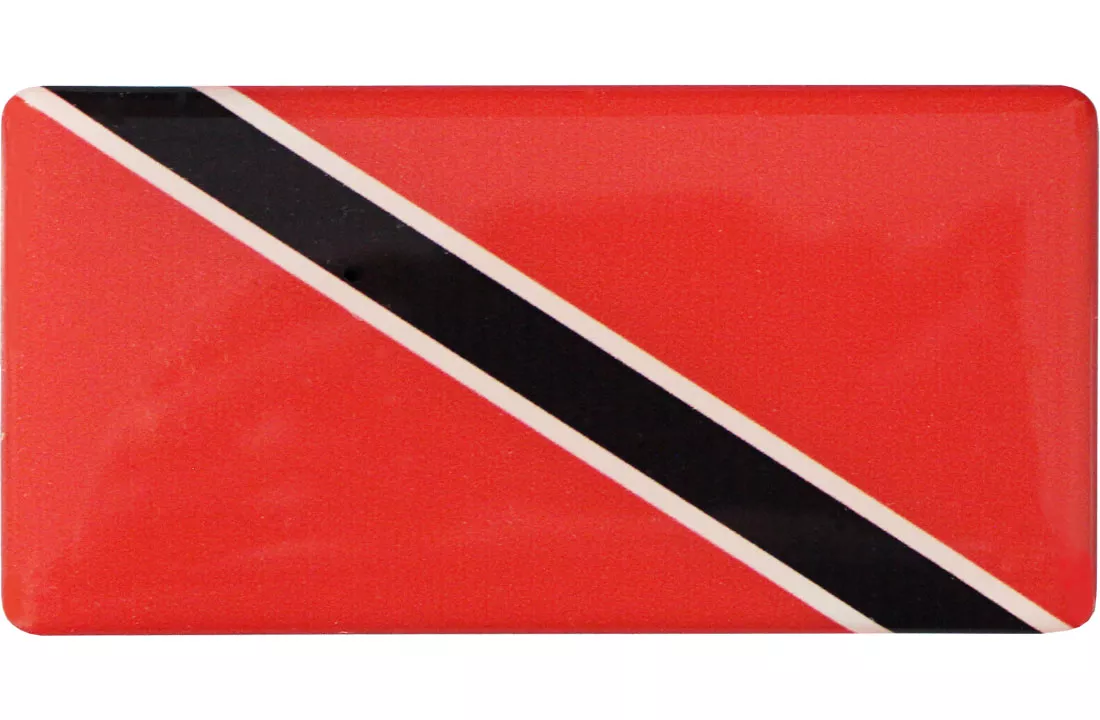 Trinidad and Tobago Domed Sticker