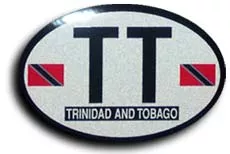 Trinidad and Tobago Oval decal