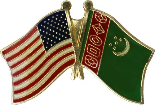 Turkmenistan Friendship Pin