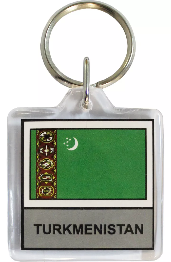 Turkmenistan Keyring