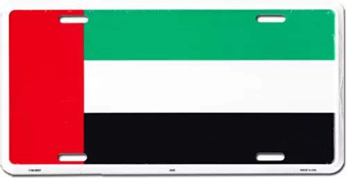 United Arab Emirates License Plate