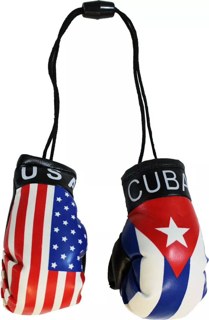 USA and Cuba Mini Boxing Gloves