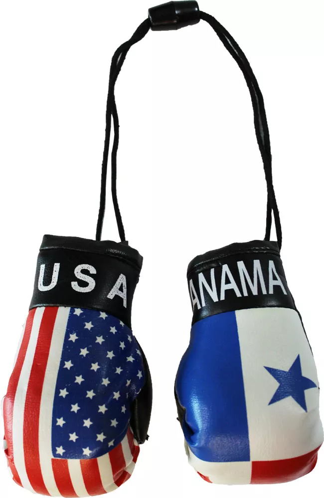 USA and Panama Mini Boxing Gloves