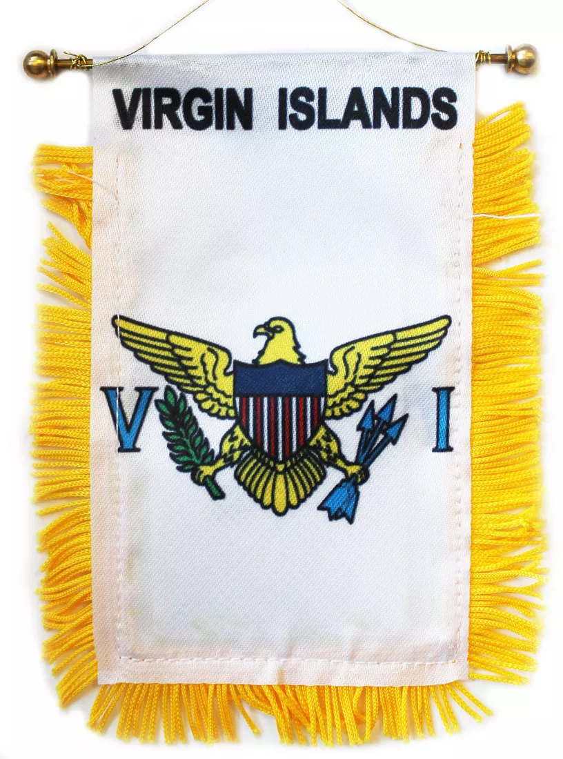 US Virgin Islands Window Hanging Flag