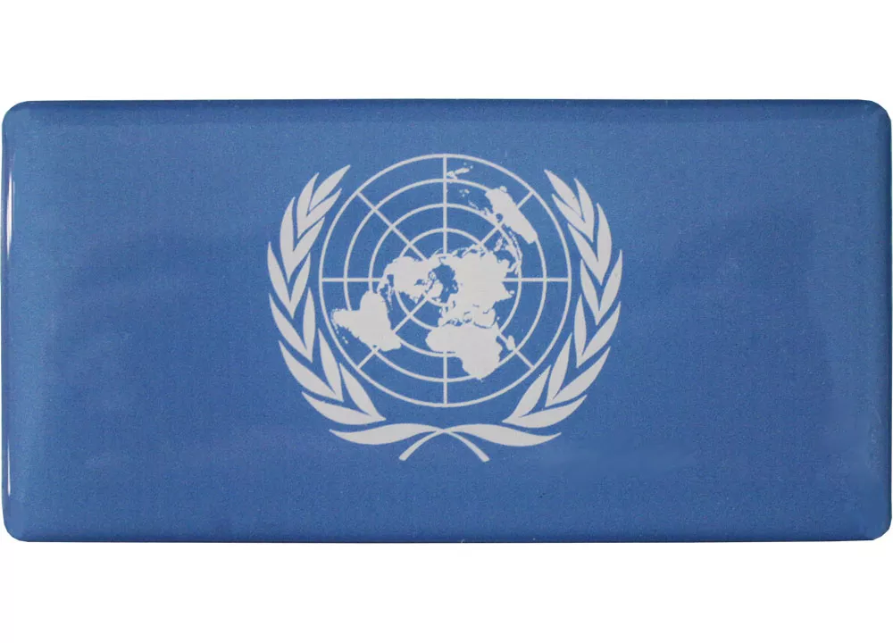 United Nations Domed Sticker