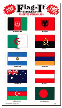 United Nations 120 Count Sticker Pack