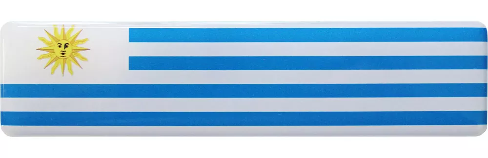 Uruguay Long Domed Sticker