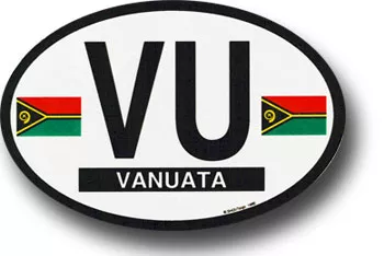 Vanuatu Oval Decal