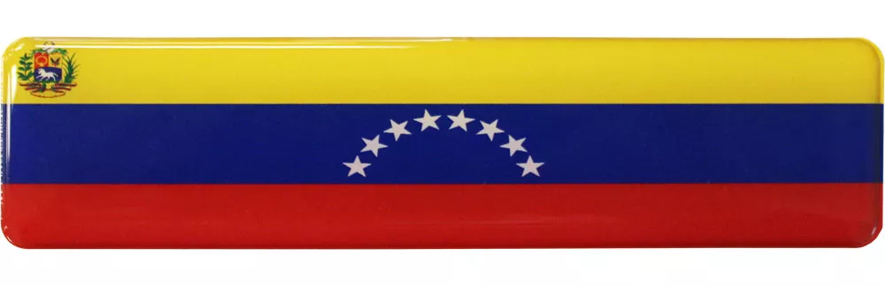 Venezuela Long Domed Sticker