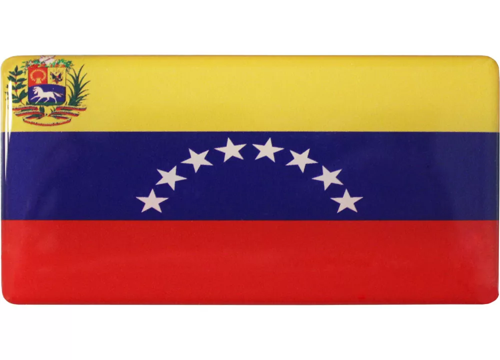 Venezuela Domed Sticker