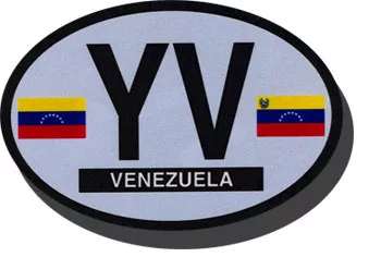 Venezuela Oval decal