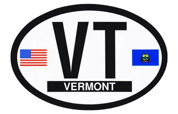 Vermont Oval Decal