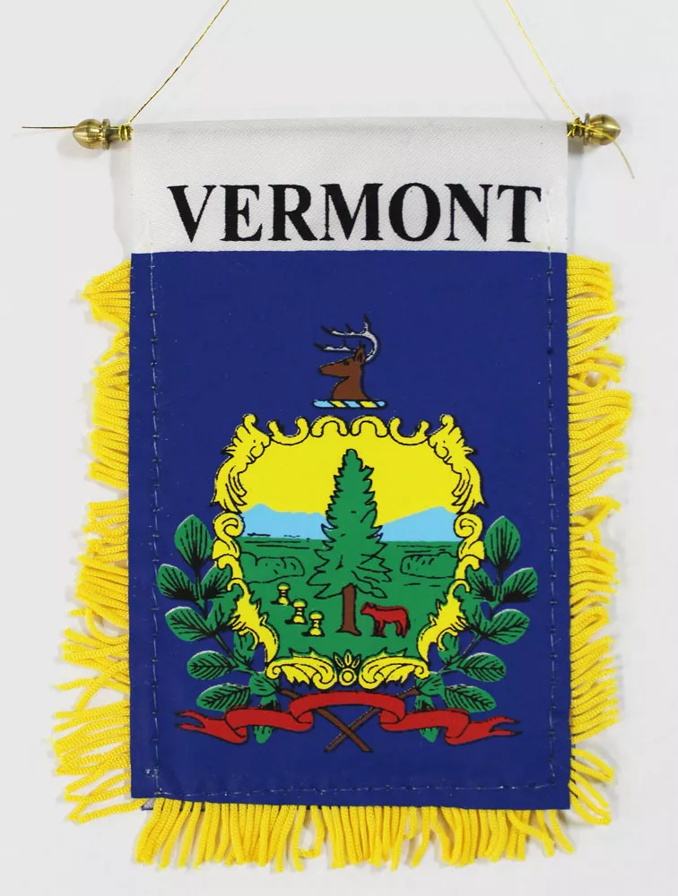 Vermont Window Hanging Flag