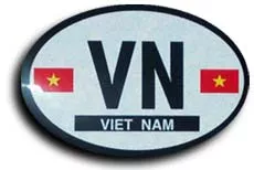 Vietnam Oval Decal