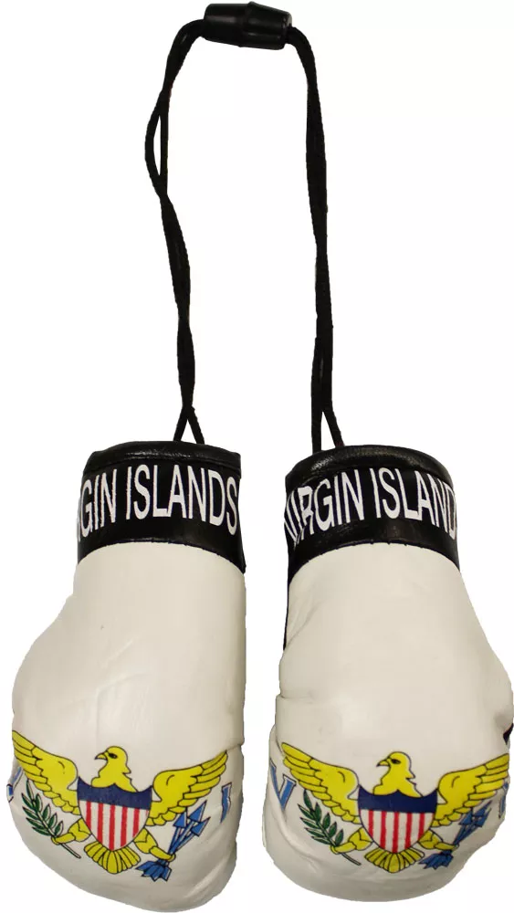 US Virgin Islands Mini Boxing Gloves