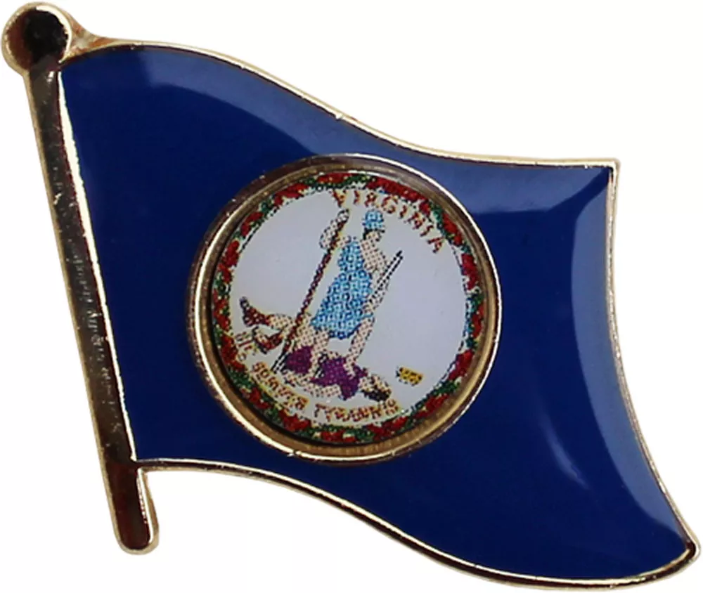 Virginia Flag Lapel Pin