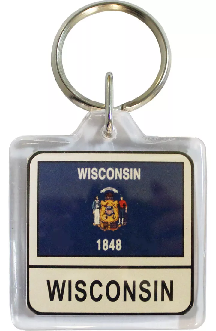Wisconsin Keyring