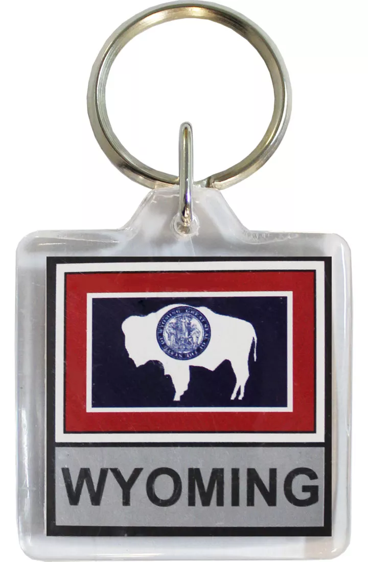 Wyoming Keyring