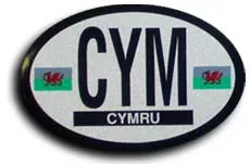 Wales Oval Decal